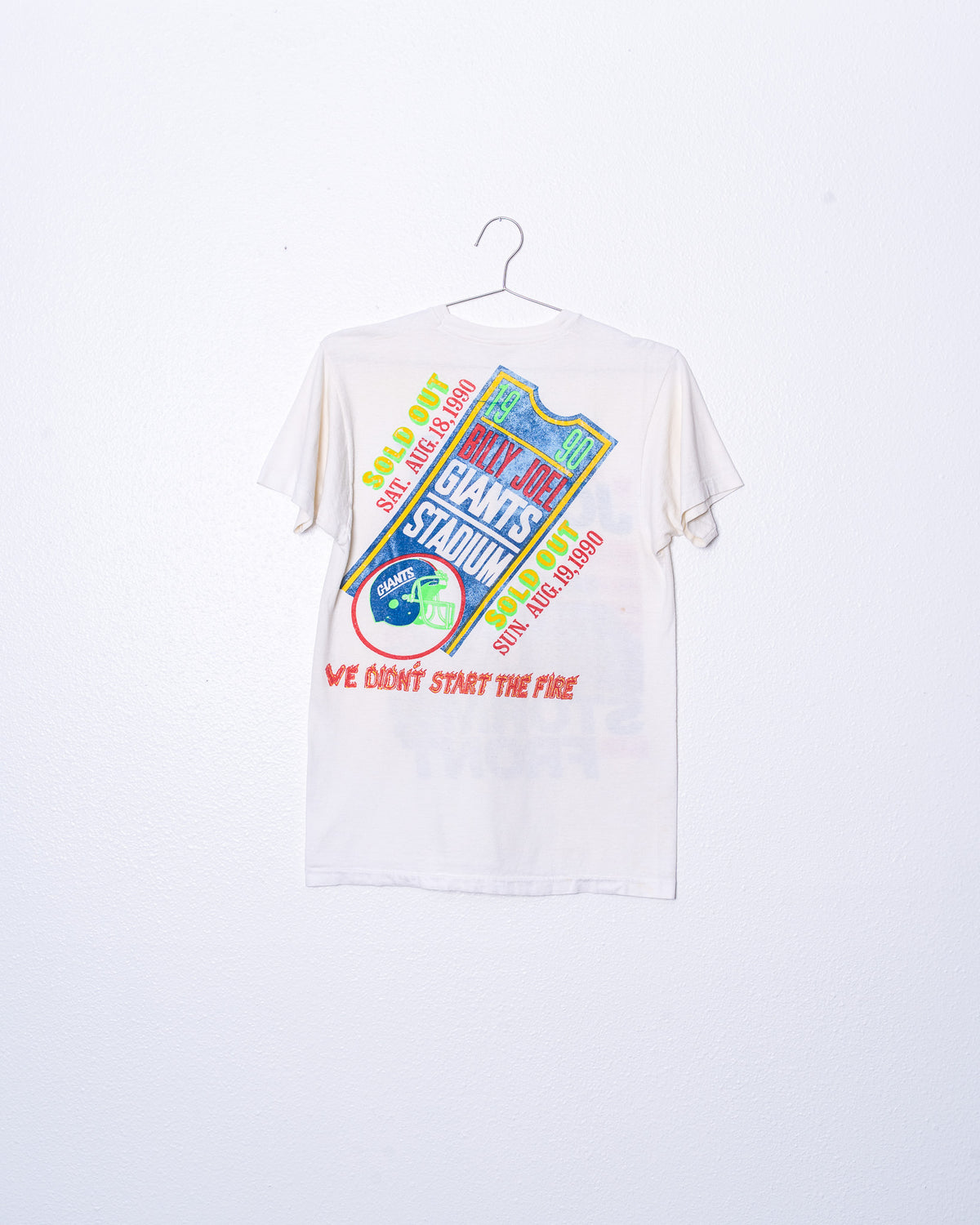 1990 Billy Joel Storm Front Tour T-Shirt