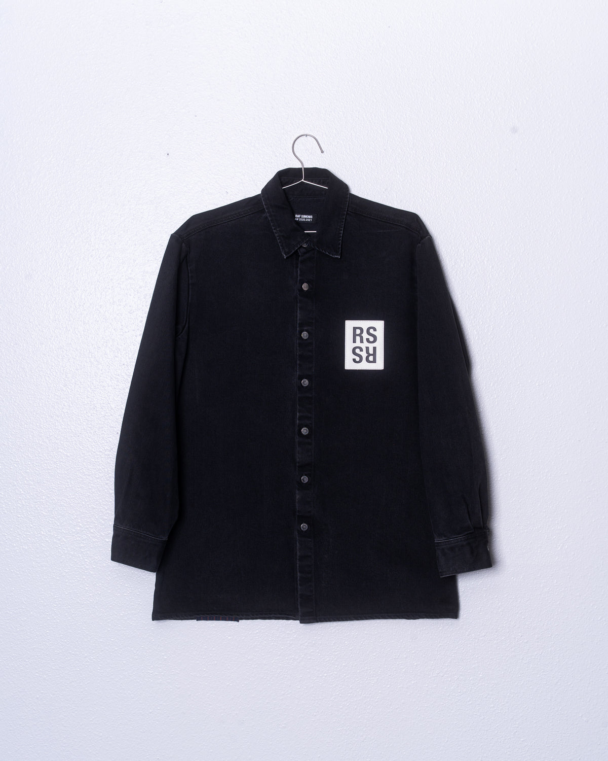 Raf Simmons A/W 2020 Black Denim Overshirt