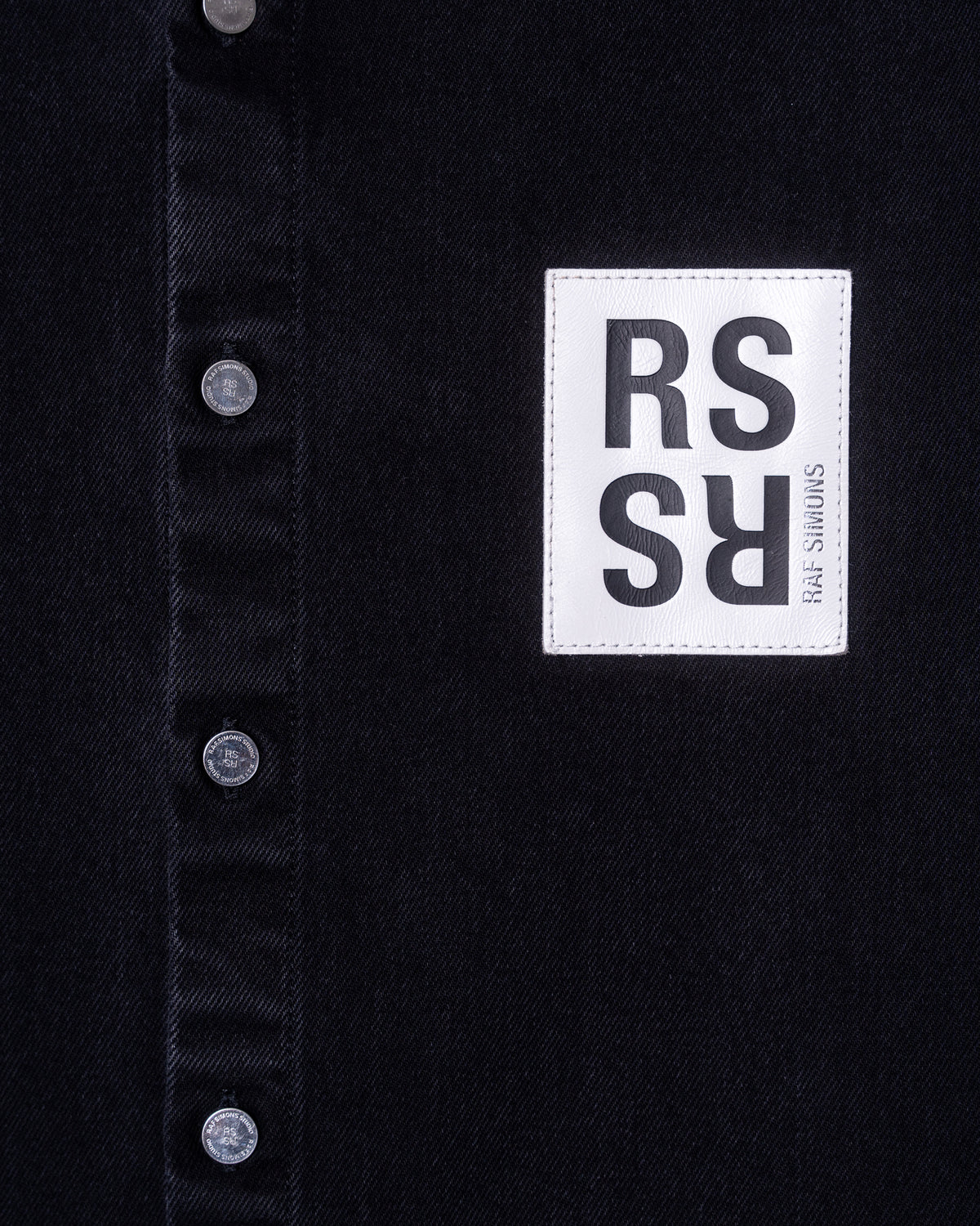 Raf Simmons A/W 2020 Black Denim Overshirt