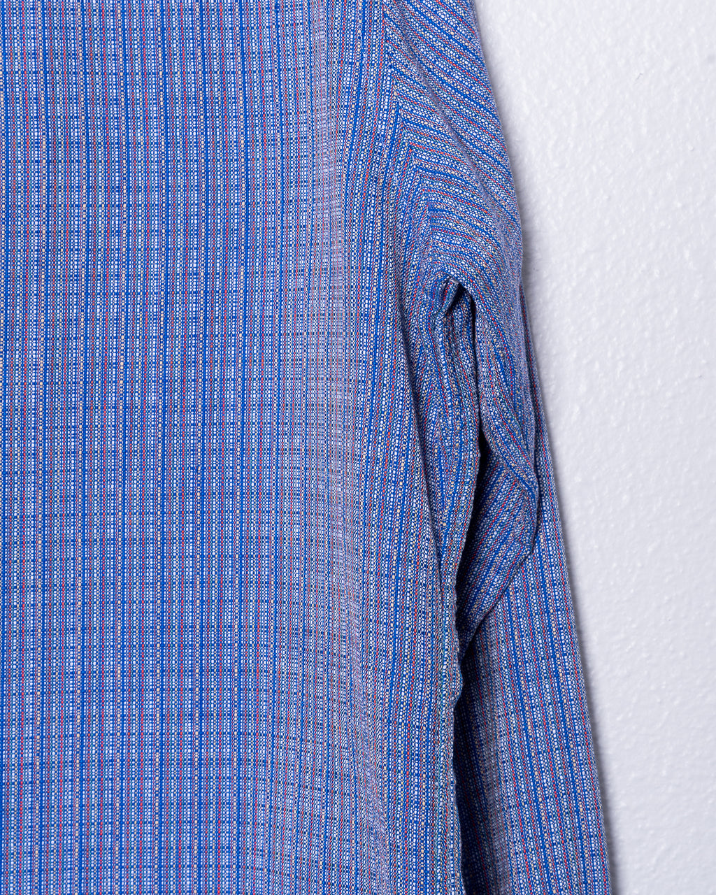 '50s Woven Loop Collar Button Up