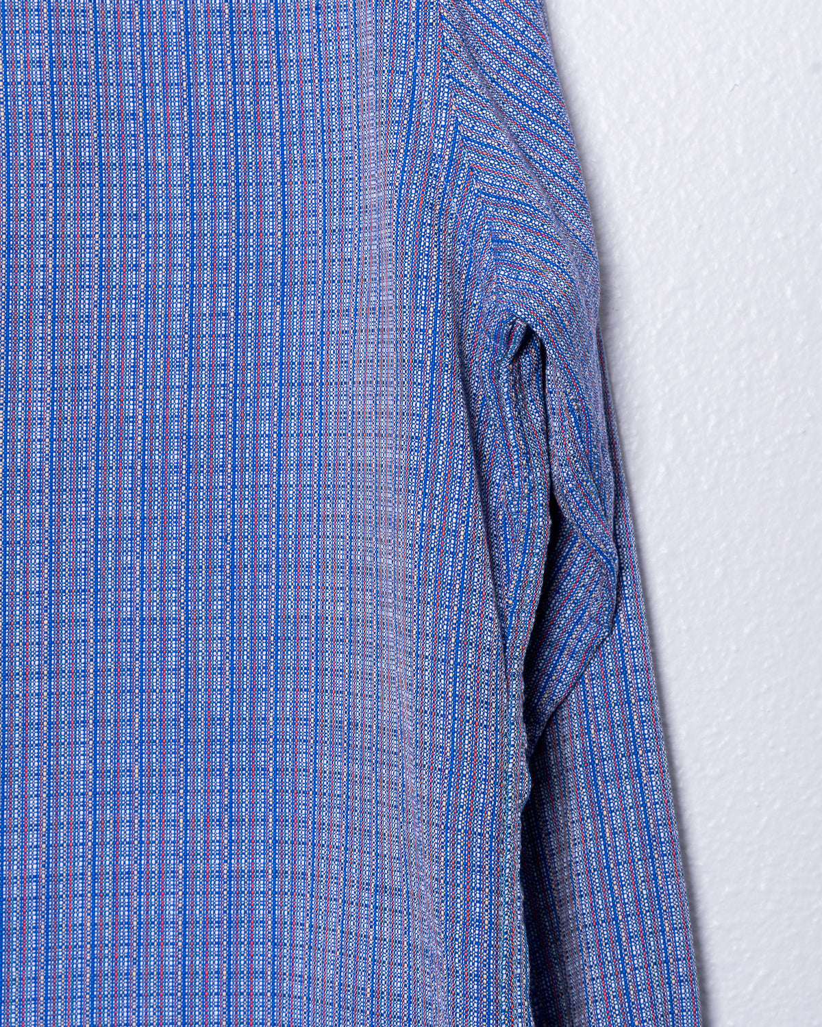 '50s Woven Loop Collar Button Up