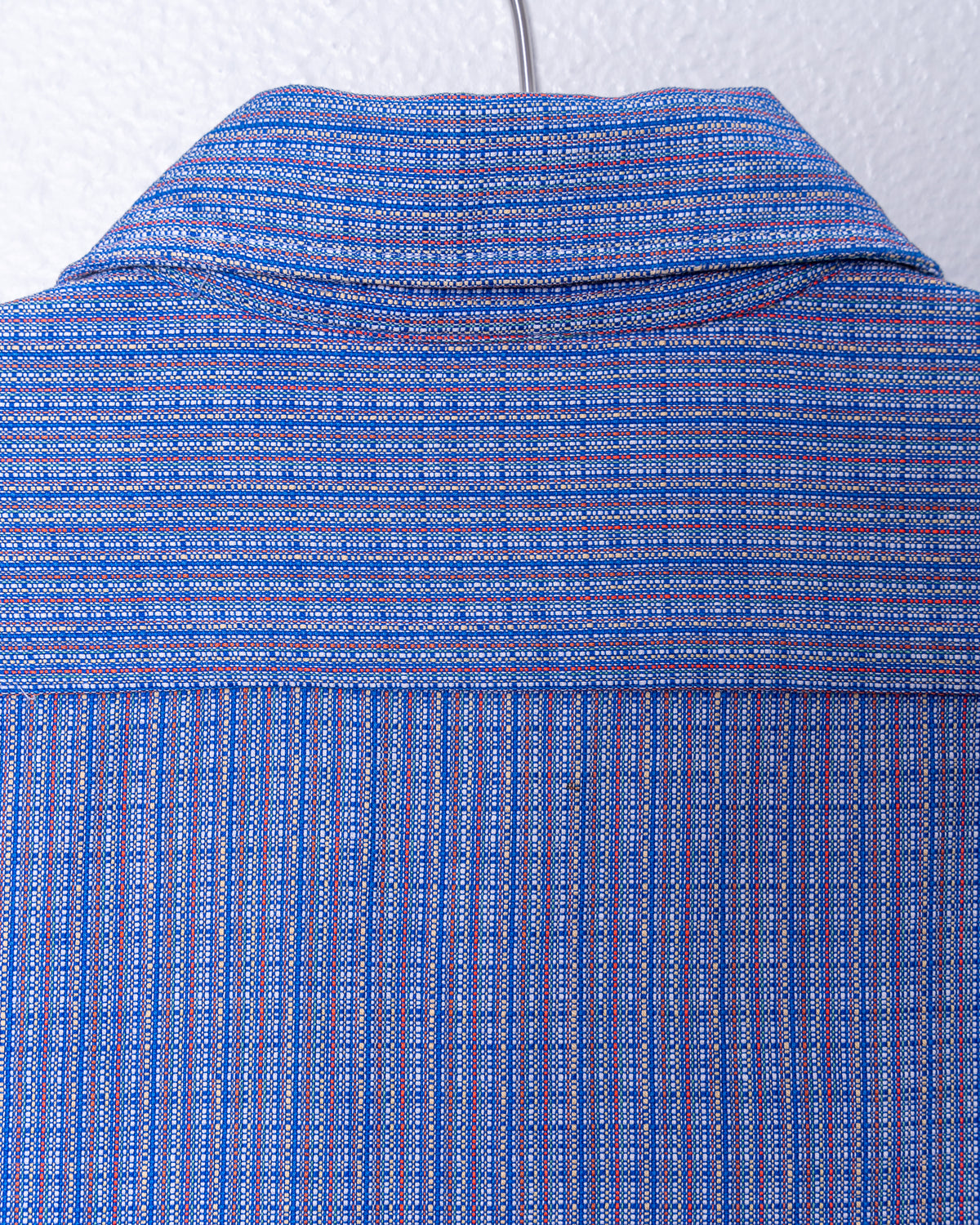 '50s Woven Loop Collar Button Up