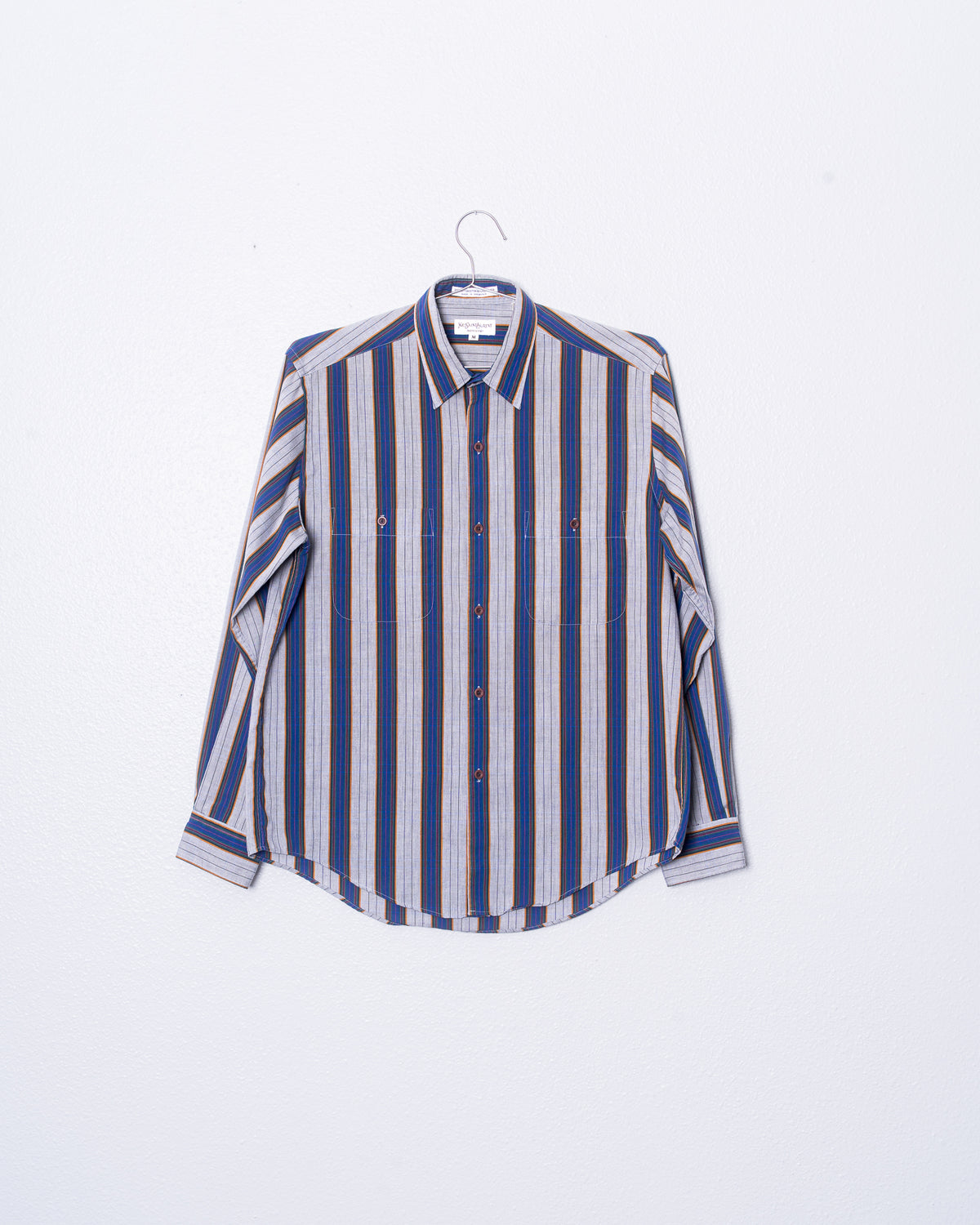 Vintage Yves Saint Laurent Striped Dress Shirt