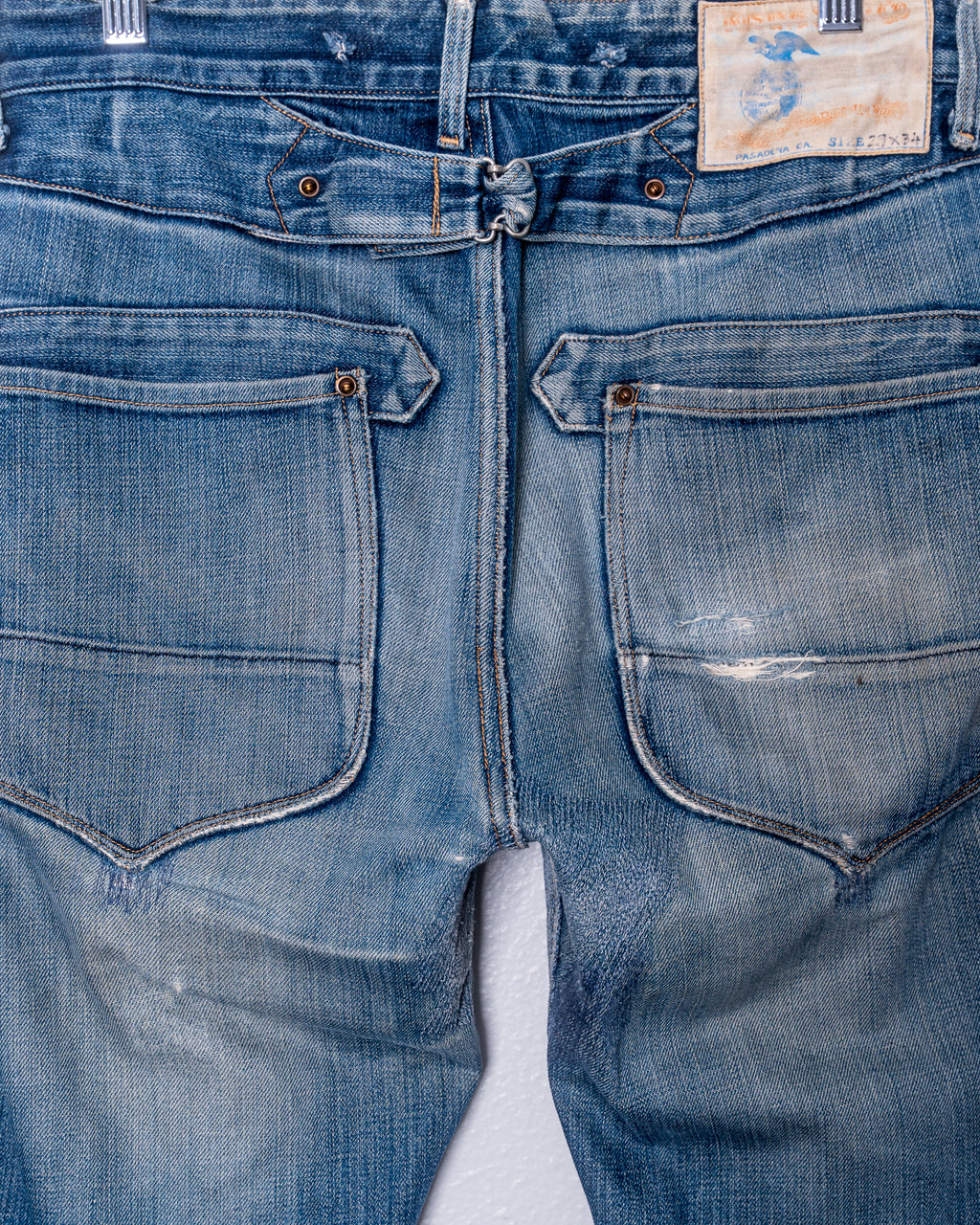 Vintage Rising Sun & Co Cinch Back Denim Jeans