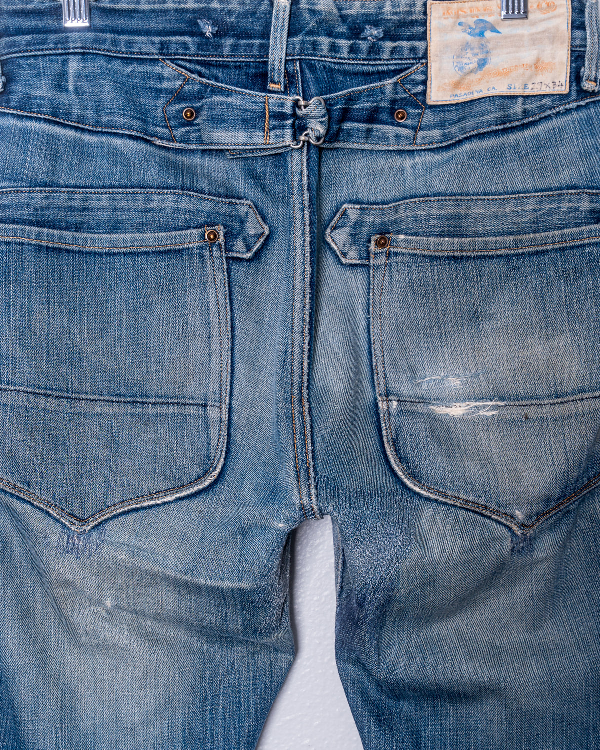 Vintage Rising Sun & Co Cinch Back Denim Jeans