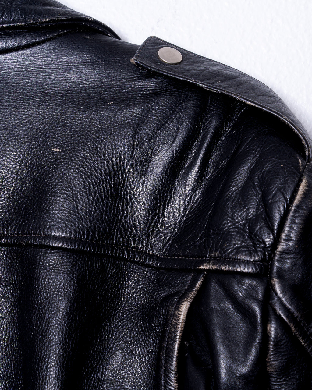 '90s Distressed Biker Jacket