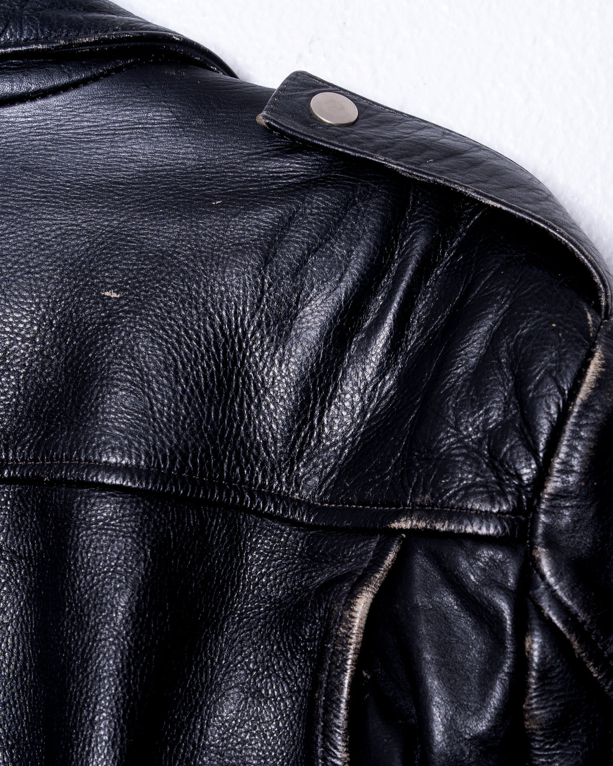 '90s Distressed Biker Jacket