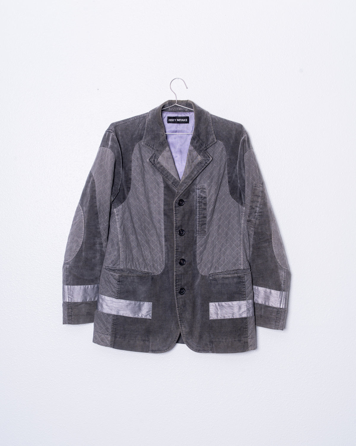 Vintage Issey Miyake A/W 2007 Patchwork Velvet Coat