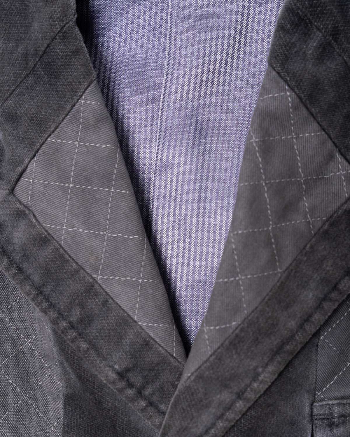 Vintage Issey Miyake A/W 2007 Patchwork Velvet Coat