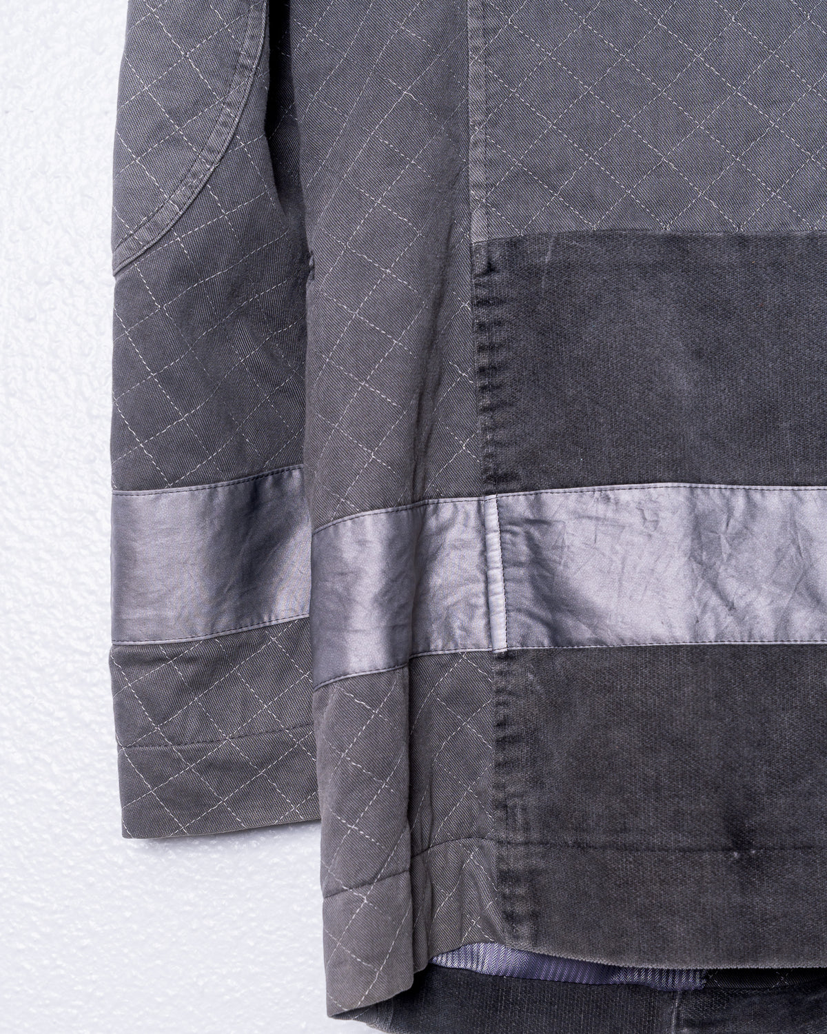 Vintage Issey Miyake A/W 2007 Patchwork Velvet Coat
