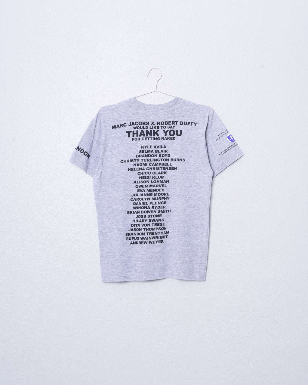 '00s Marc Jacobs 'Protect Your Largest Organ' T-Shirt