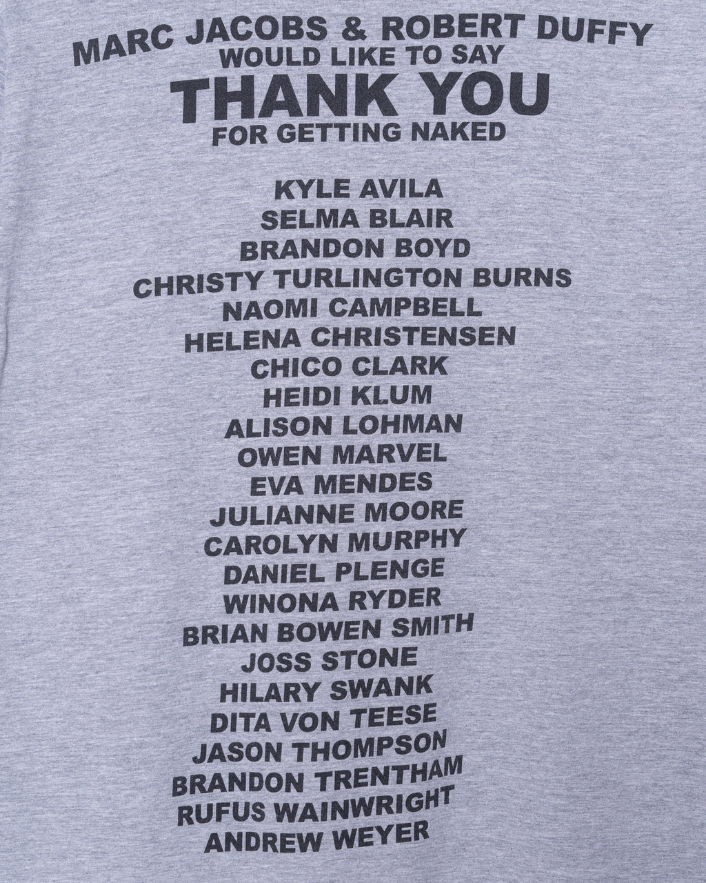 '00s Marc Jacobs 'Protect Your Largest Organ' T-Shirt