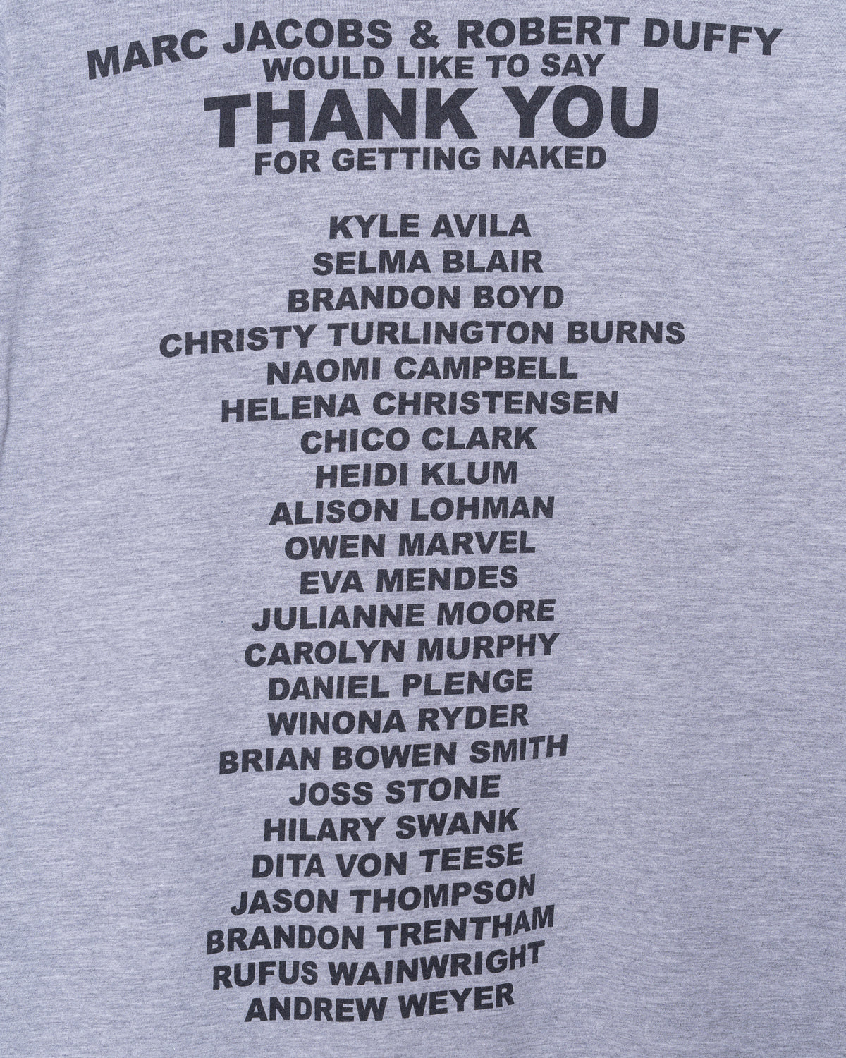 '00s Marc Jacobs 'Protect Your Largest Organ' T-Shirt
