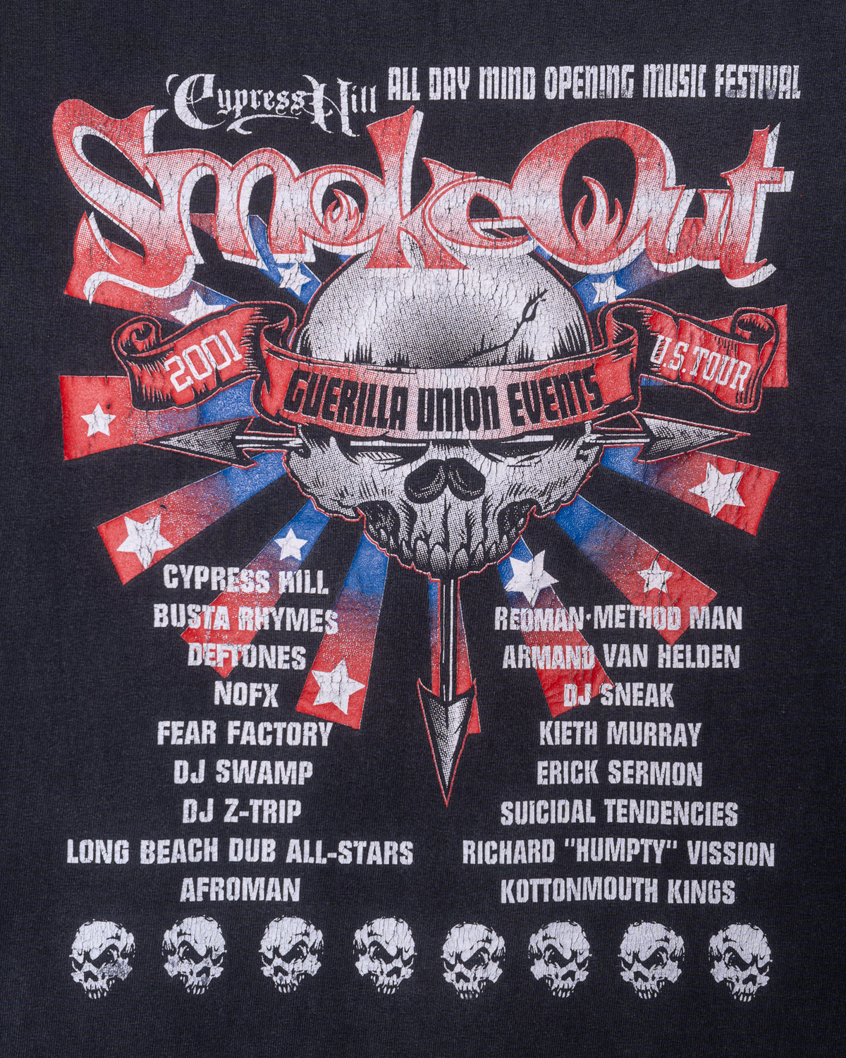 2001 Cypress Hill Smoke Out Festival T-Shirt