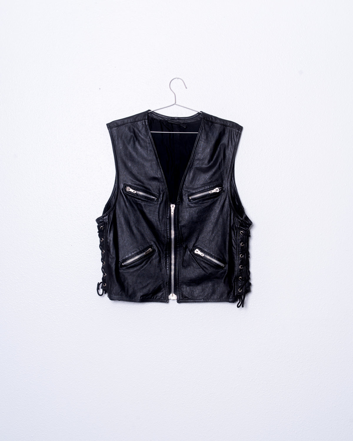 '90s Leather Vest
