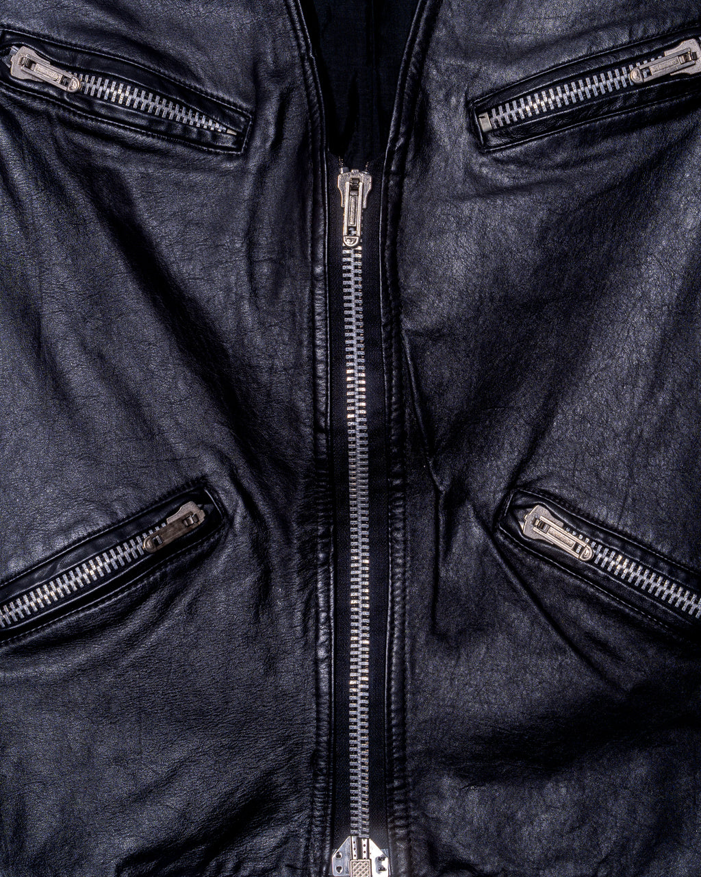 '90s Leather Vest