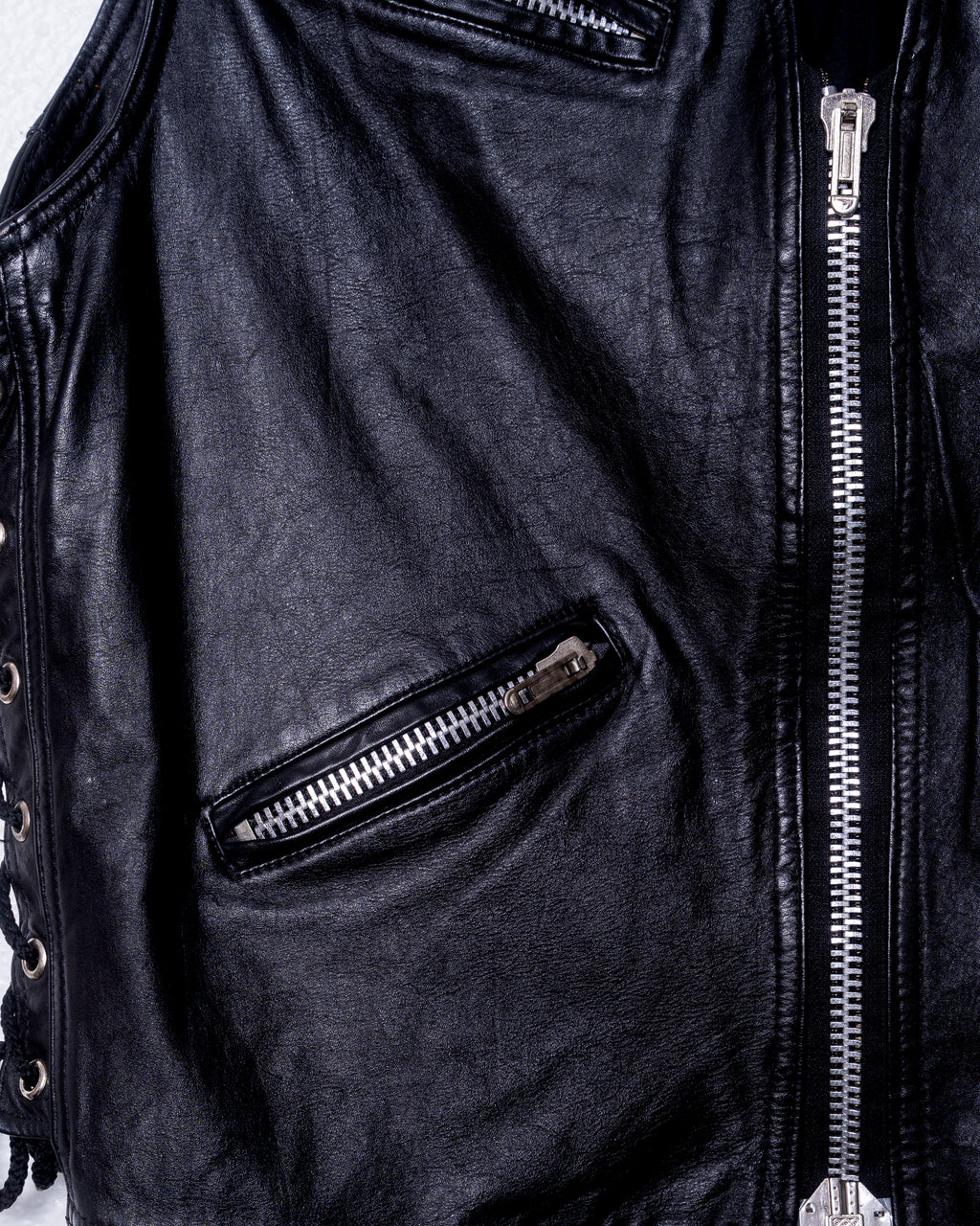 '90s Leather Vest