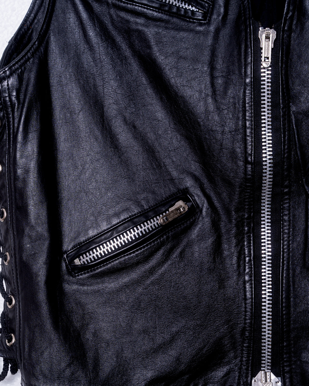 '90s Leather Vest