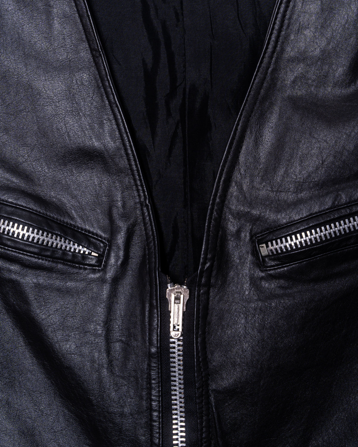 '90s Leather Vest