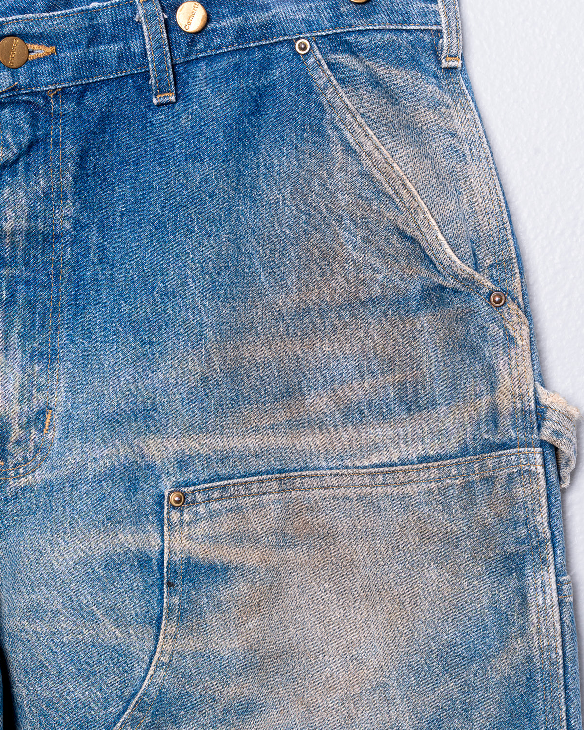 Denim Carhartt Faded Double Knee Pants