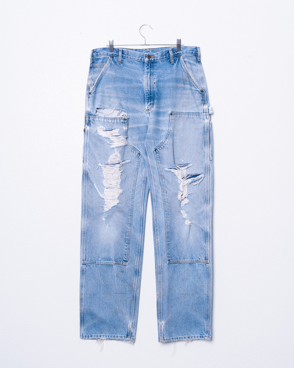 Denim Carhartt Faded/Thrashed Double Knee Pants