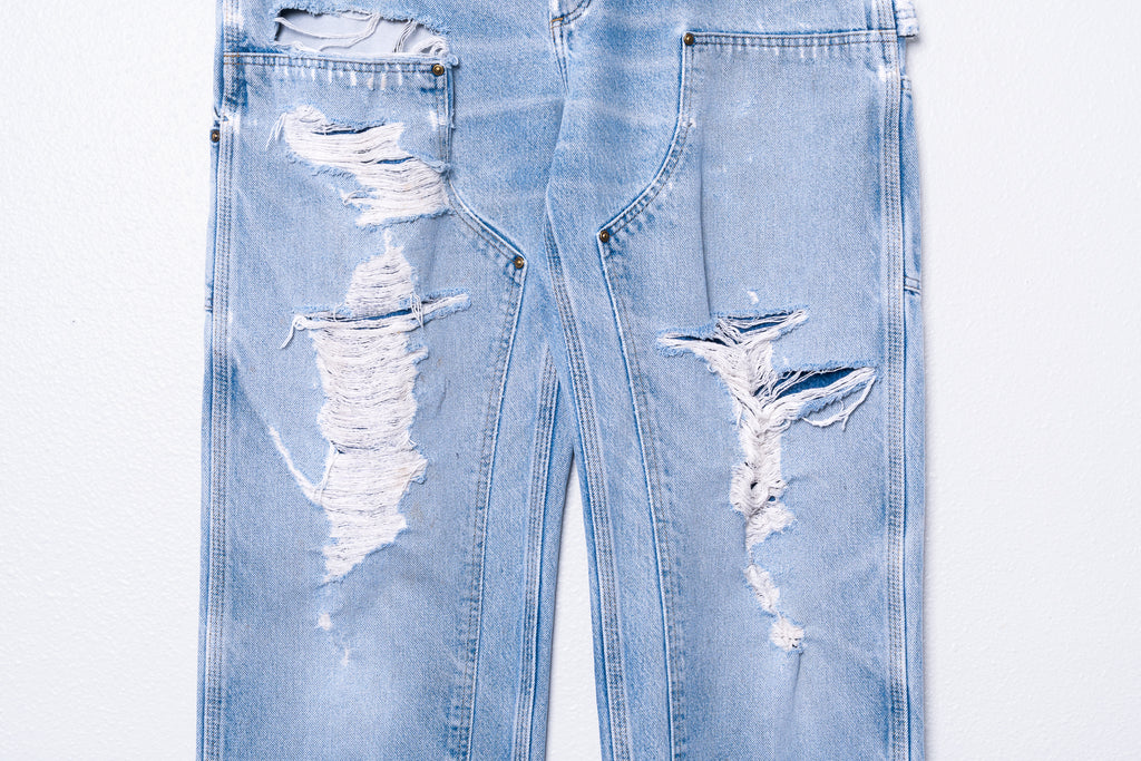 Denim Carhartt Faded/Thrashed Double Knee Pants