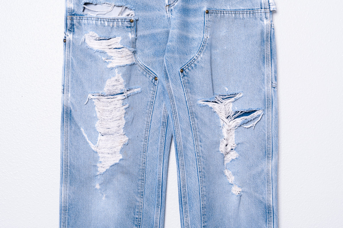 Denim Carhartt Faded/Thrashed Double Knee Pants
