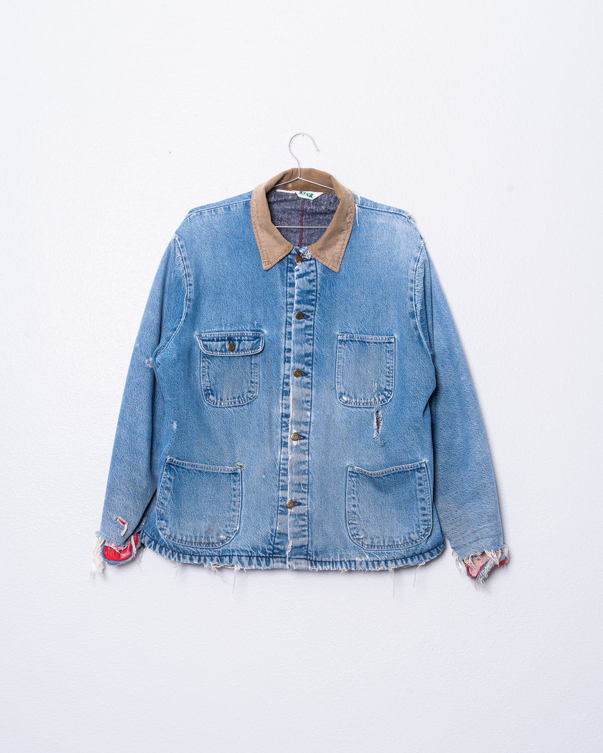 '70s Key Blanket Lined Denim Core Coat
