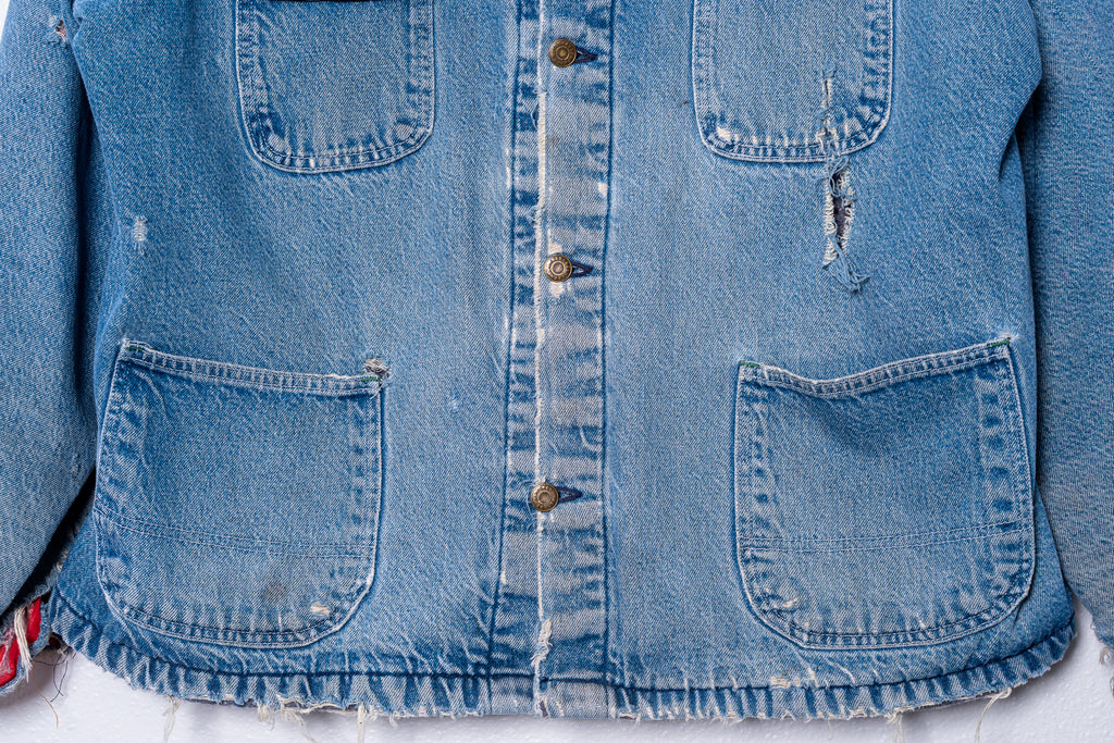 '70s Key Blanket Lined Denim Core Coat