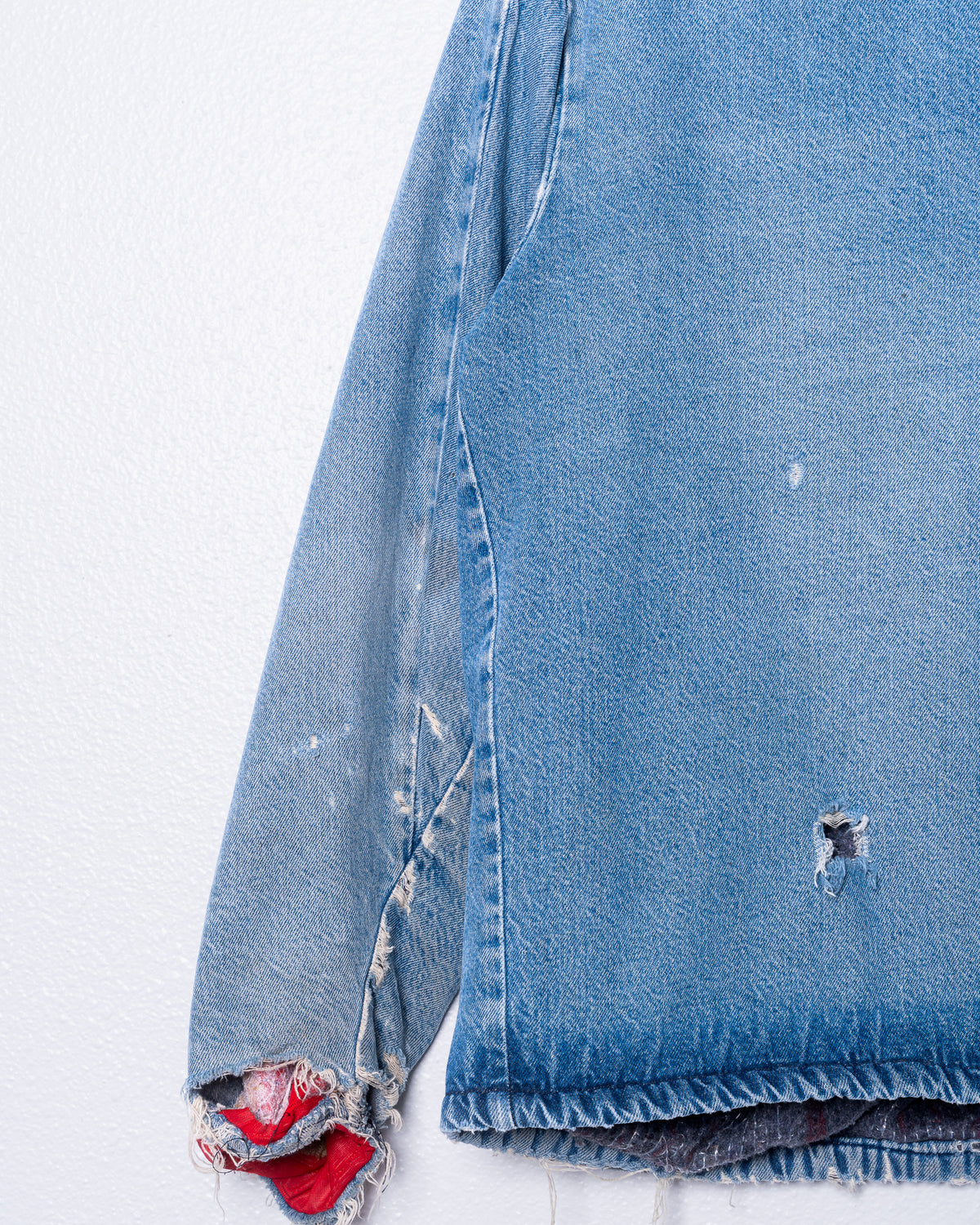 '70s Key Blanket Lined Denim Core Coat