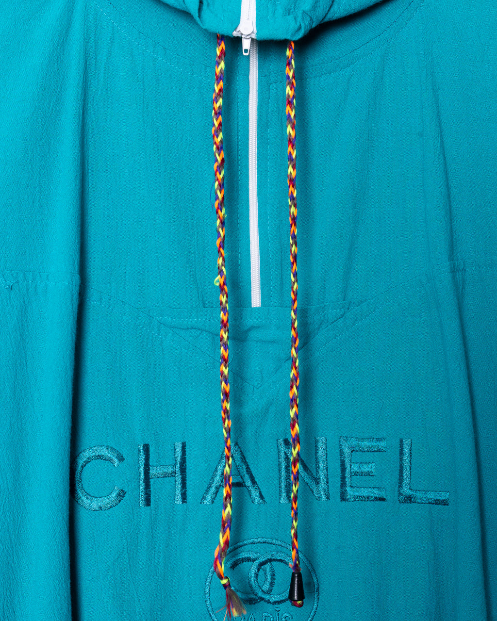 Vintage Chanel Bootleg Half-Zip Windbreaker