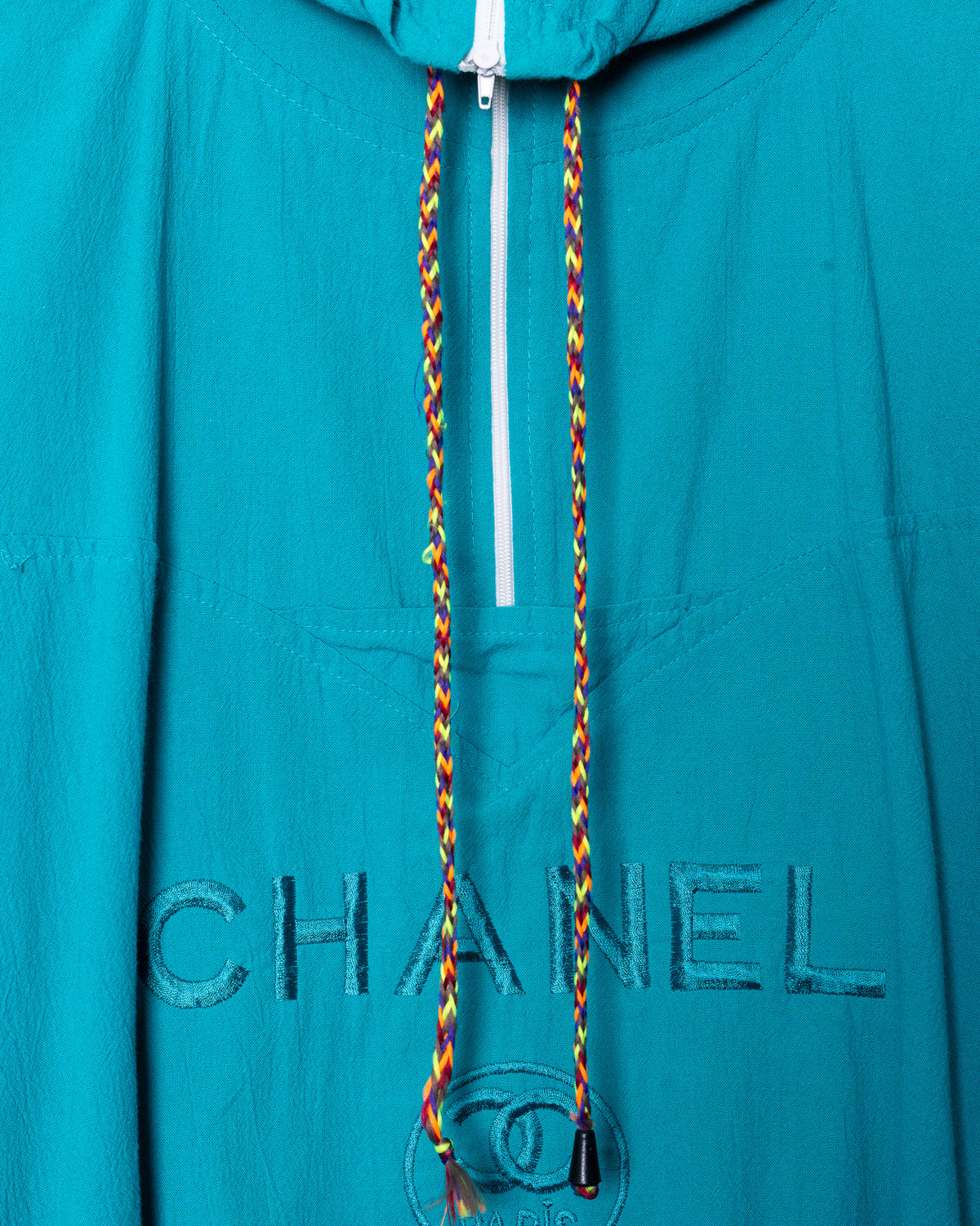 Vintage Chanel Bootleg Half-Zip Windbreaker